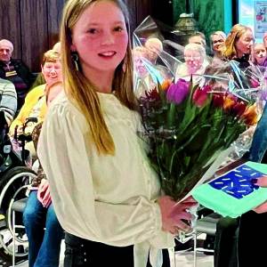 Sophie Kristen wint de Losserse voorleeswedstrijd