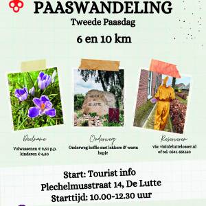 Paaswandeling in De Lutte op tweede paasdag