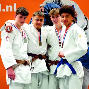 Luuk Mannebeek tweede op NK judo onder 18 jaar