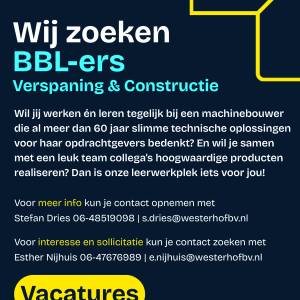 Vacature Westerhof