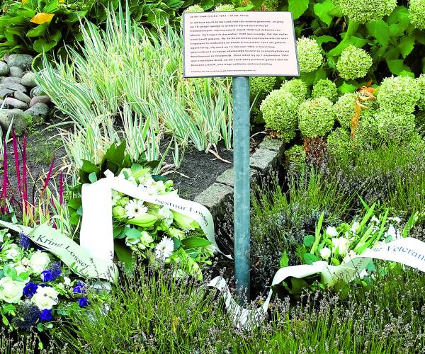 Herdenking Jo ter Laak