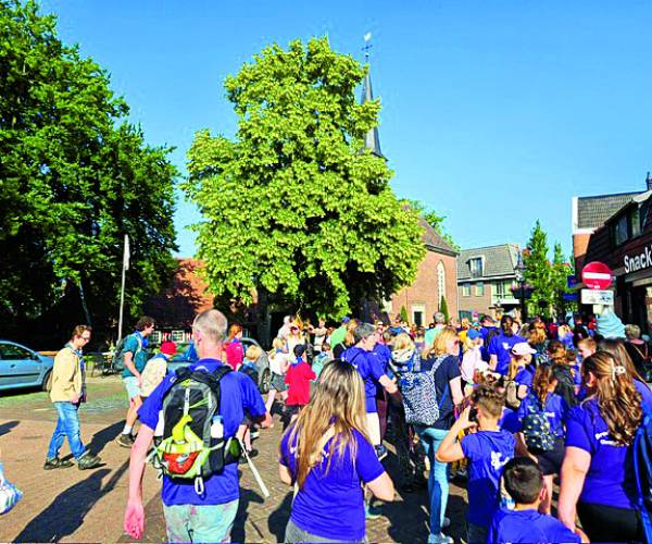 Zevenenvijftigste avondvierdaagse in Losser warm verlopen