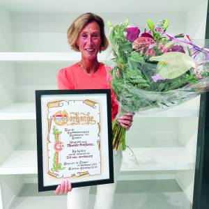 Mariëlle Roelfsema benoemd tot Lid van Verdienste Combinatie '64