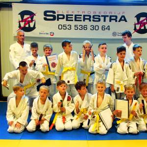 Judoka’s doen examen
