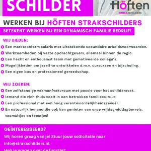 Vacature Schilder Höften