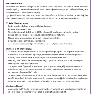 Vacature InnoSub.nl