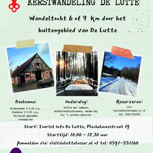 Tweede kerstdag: Tourist info kerstwandeling in De Lutte