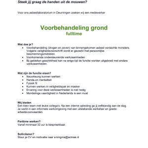 Vacature Eurofins ACMAA