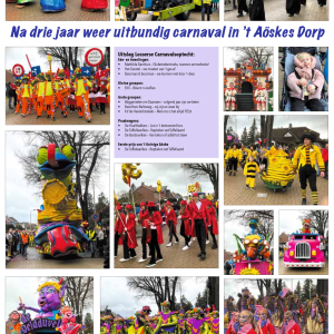 Na drie jaar weer uitbundig carnaval in ’t Aöskes Dorp